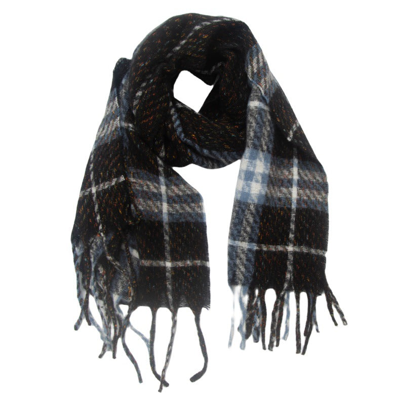 thick and soft winter scarf