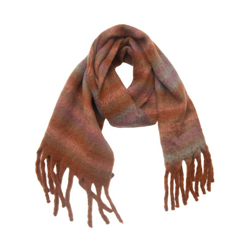 autumn and winter tassel scarf women's shawl