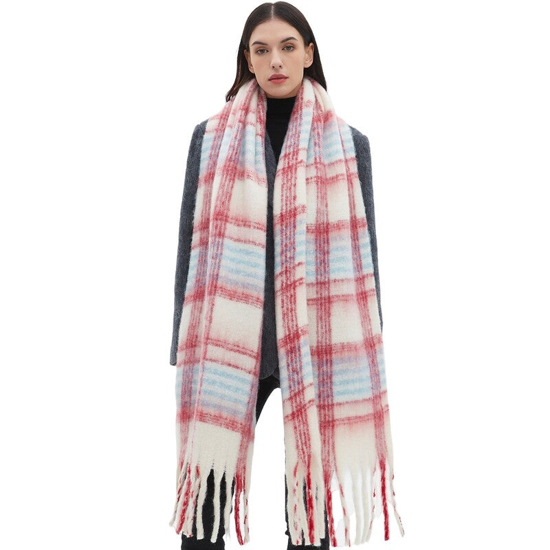 soft plaid scarf