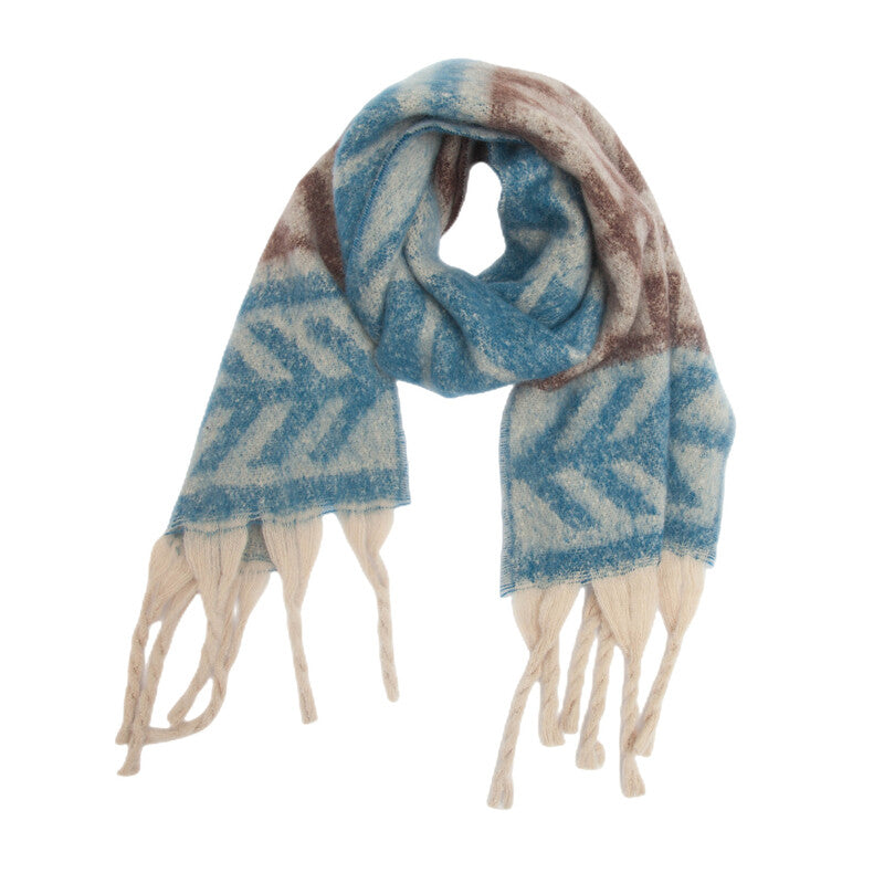 Fall Winter Long Scarves Soft Tassels Scarfs Fashion Winter Warm