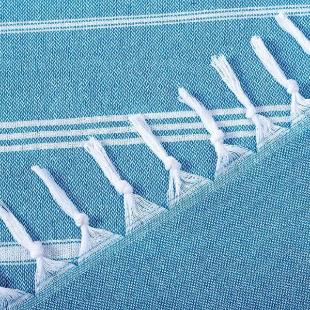 Hammam Beach Towel with Hidden Zipper