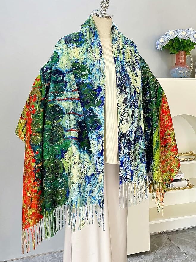 Used as a shawl, headscarf, or even a blanket