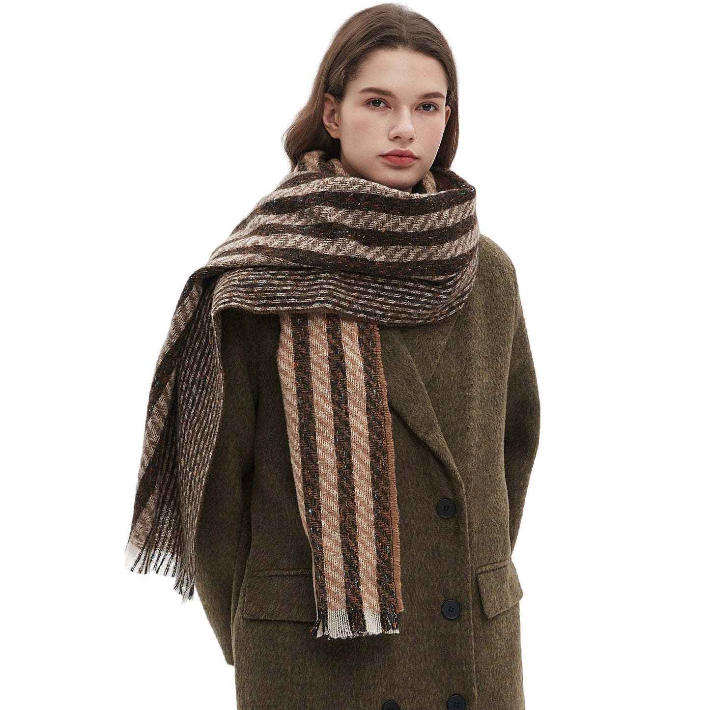 soft thick neck scarf