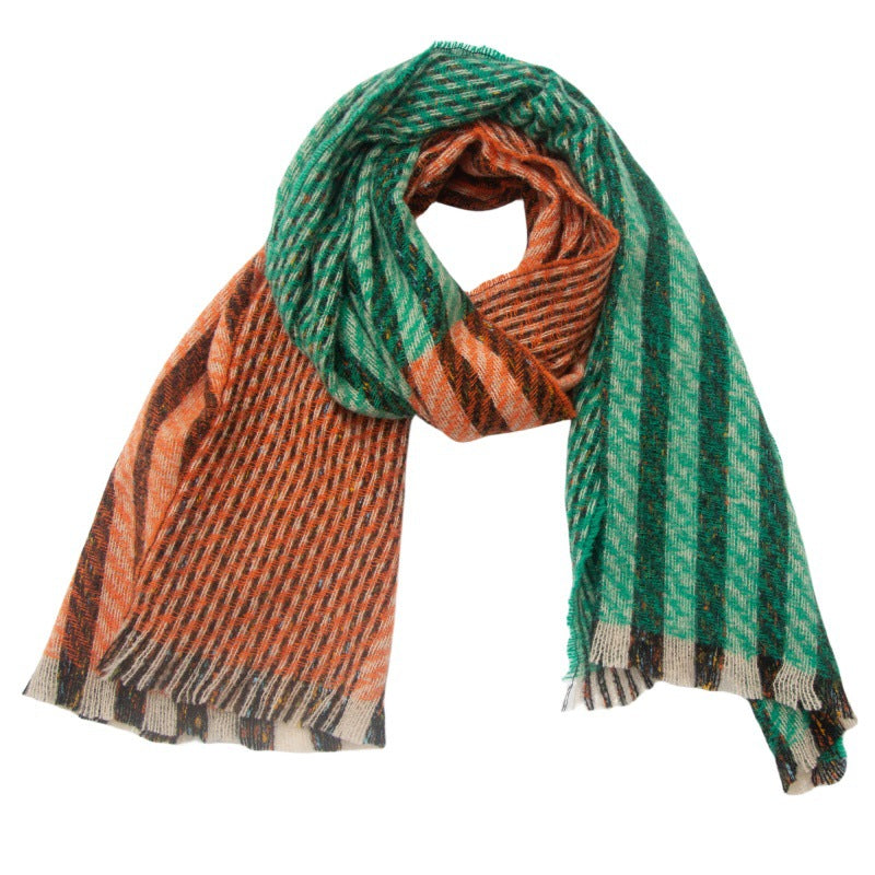 Vintage Striped Pattern & Color Block Style