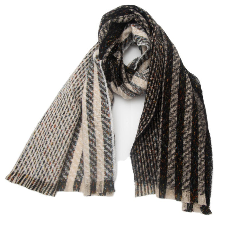 thick and soft winter scarf