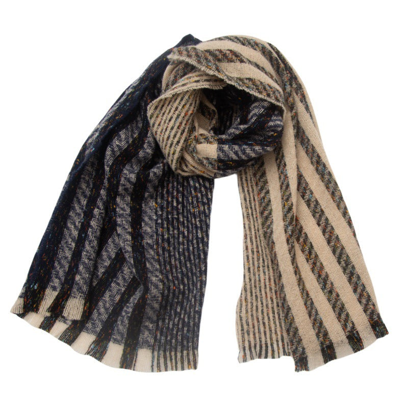 stripe Chunky Shawl
