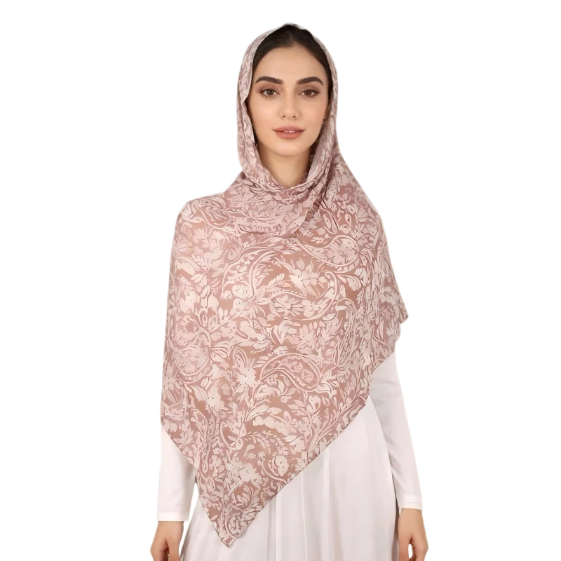 Wholesale Elegant Paisley Scarf Floral Printed Chiffon Hijabs Pack