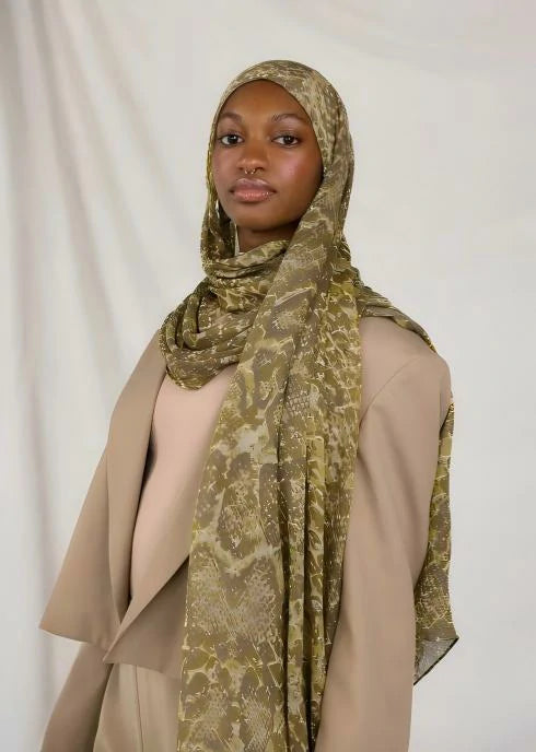 Wholesale Leopard Print Modal Hijab Lightweight Animal Print Scarf for Women