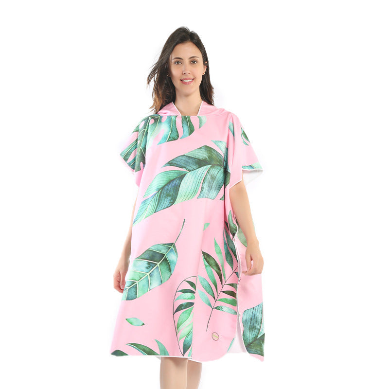 Chinese hooded beach towel