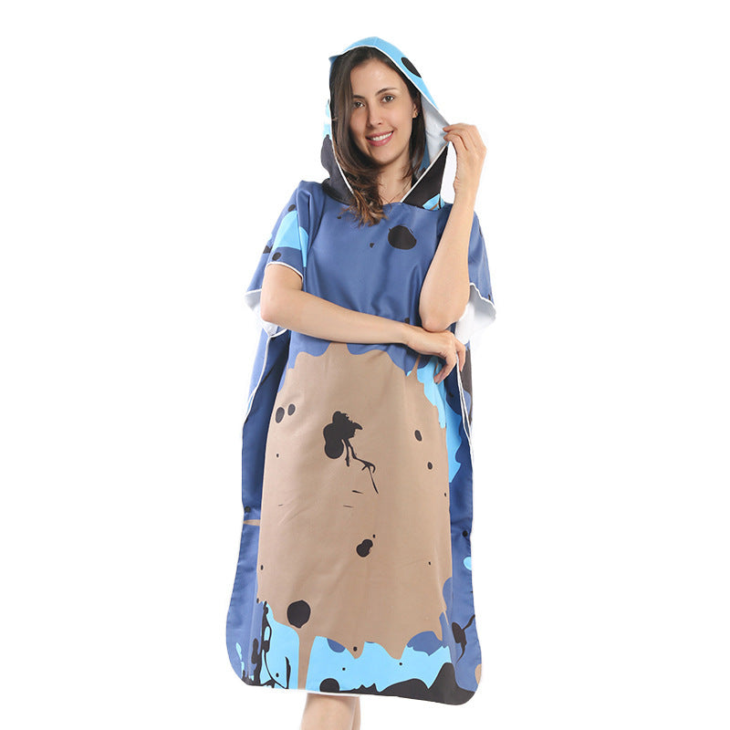 hooded beach towel trader