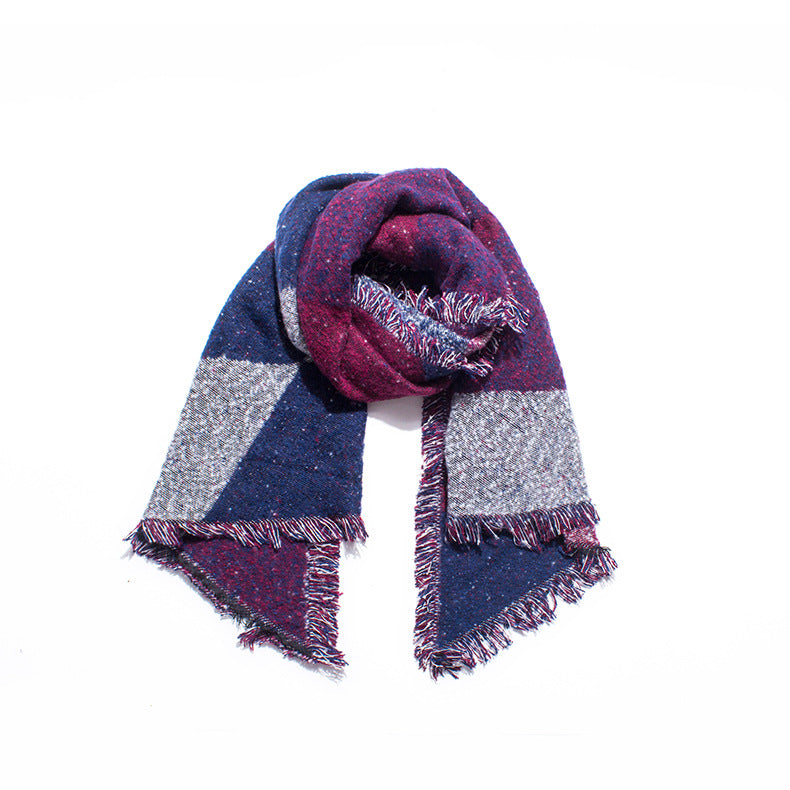 purple scarf