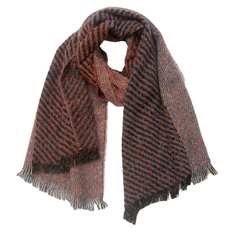 Neck splicing clip flower short beard fur scarf shawl
