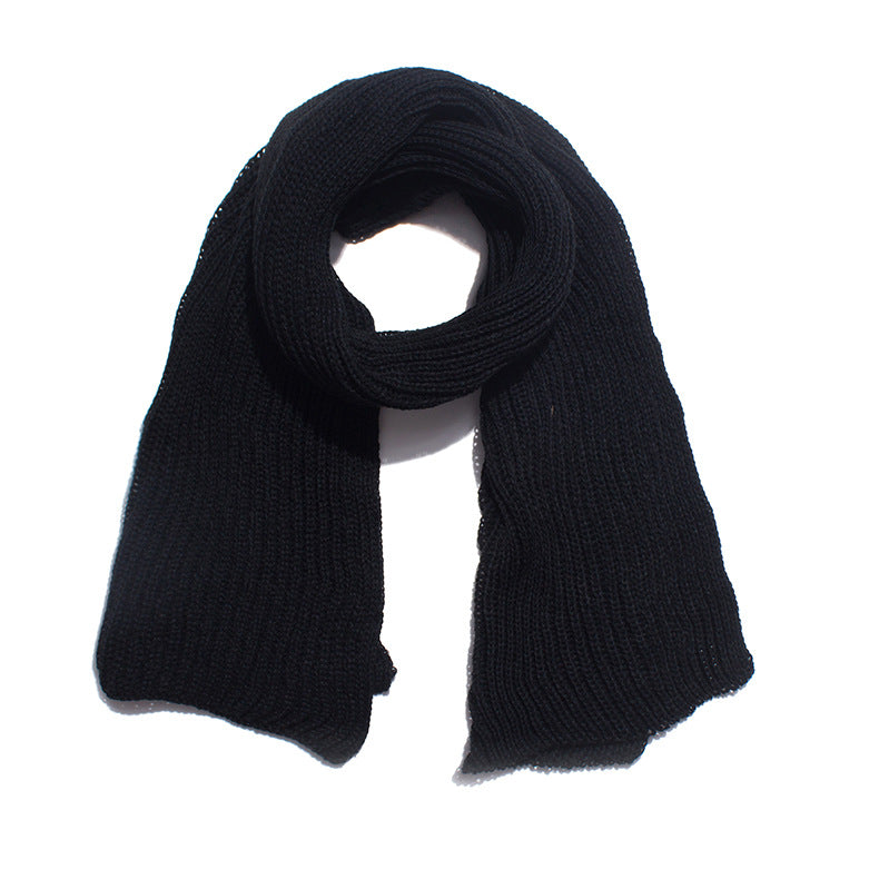 Men Knit Scarf Winter Large Neck Scarf