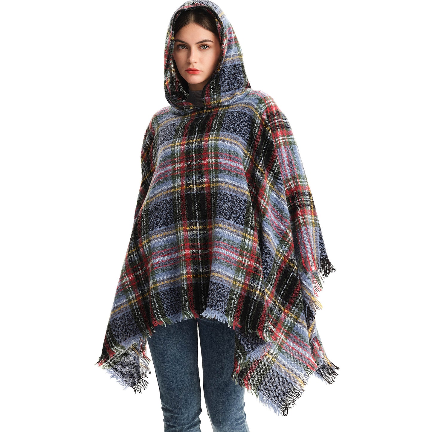 plaid shawl