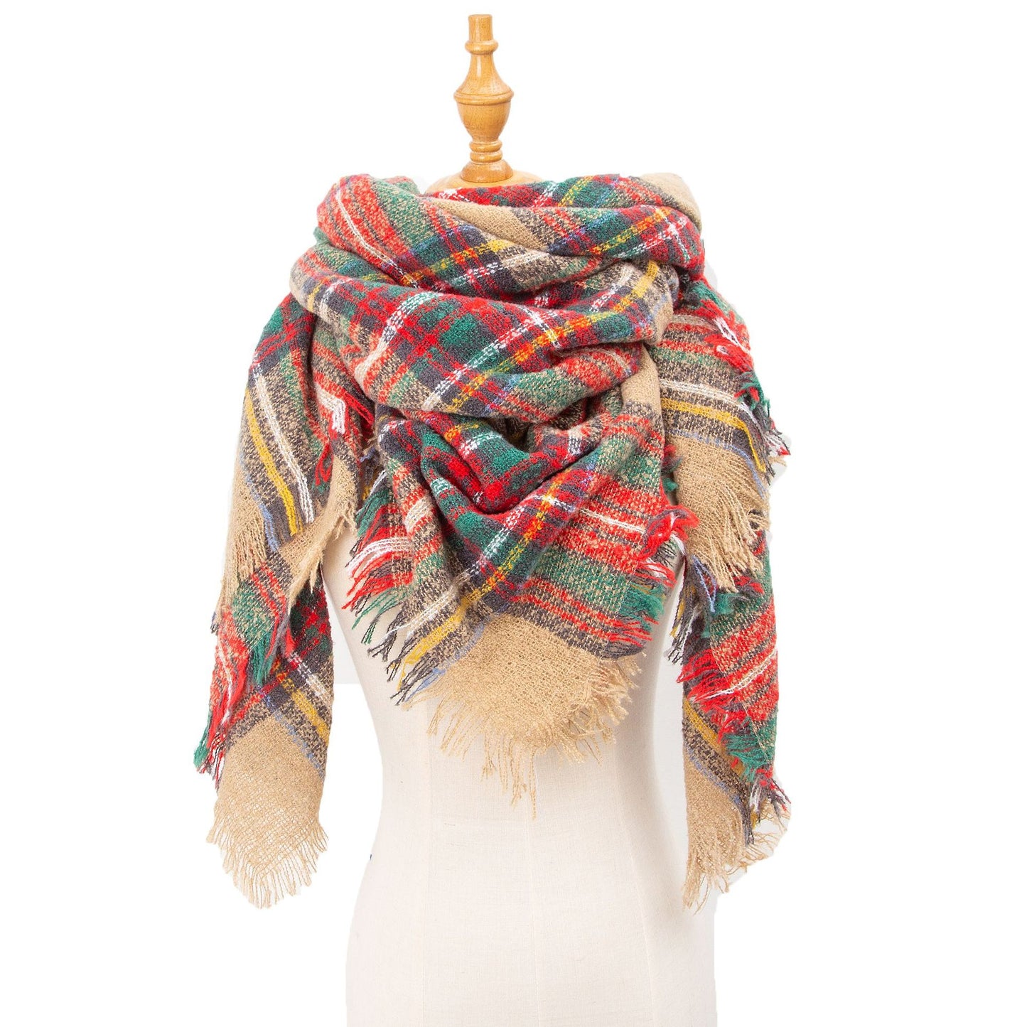soft plaid scarf