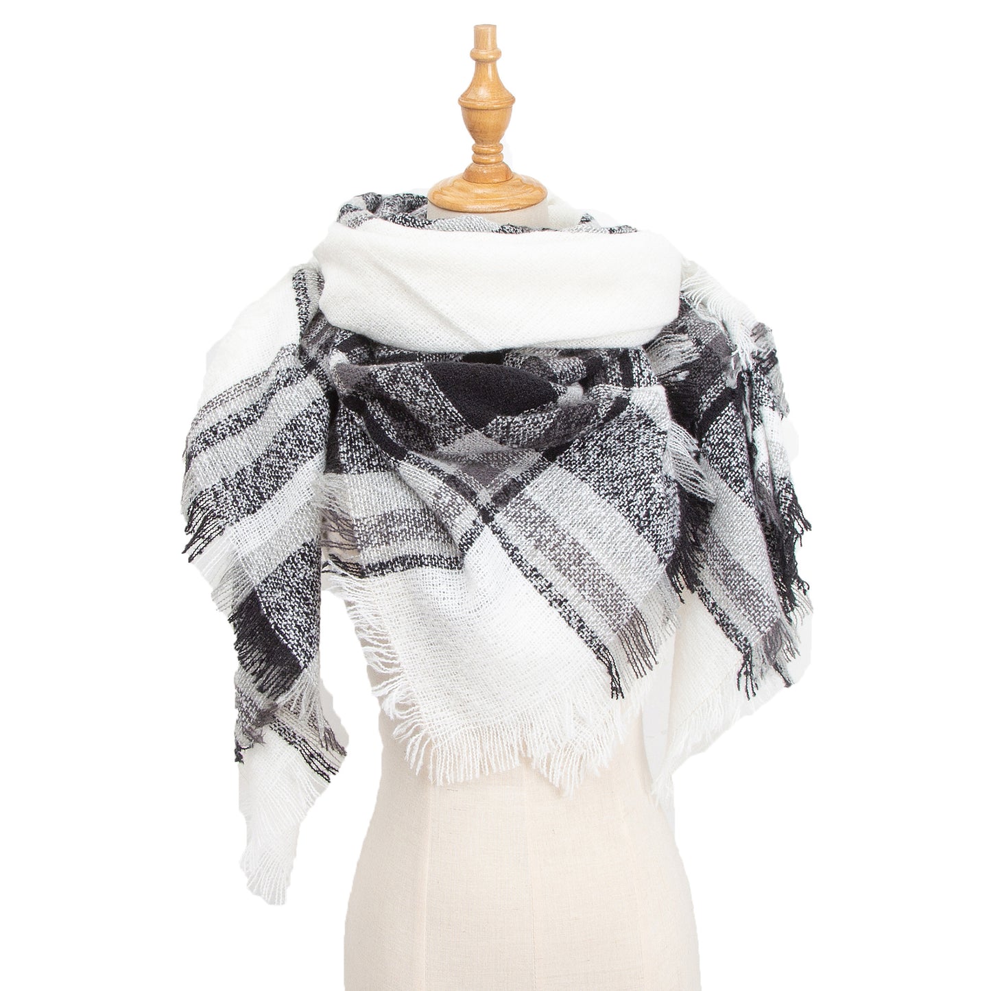soft thick neck scarf