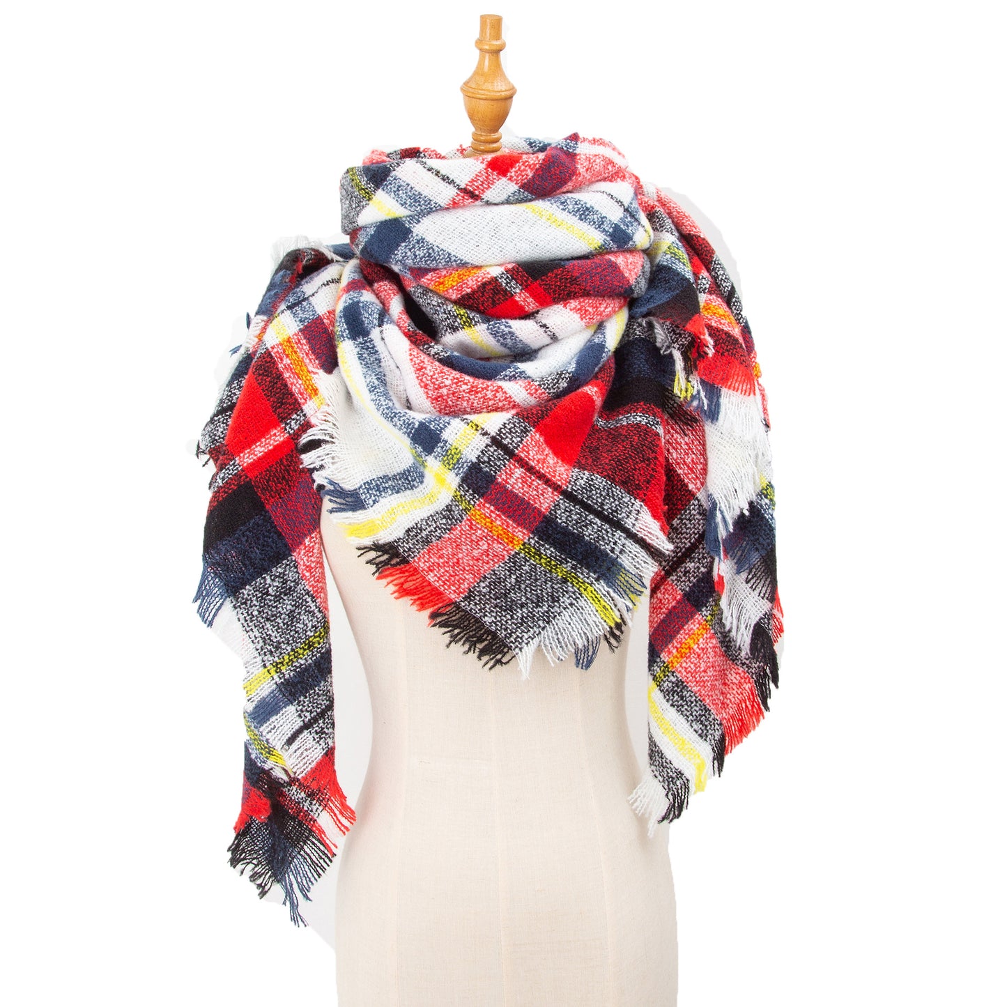 plaid shawl