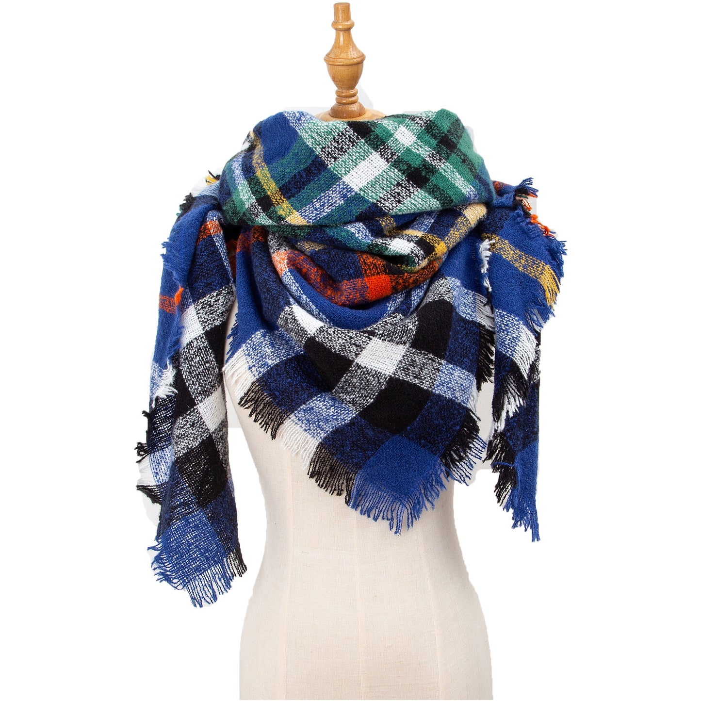 Royal blue scarf