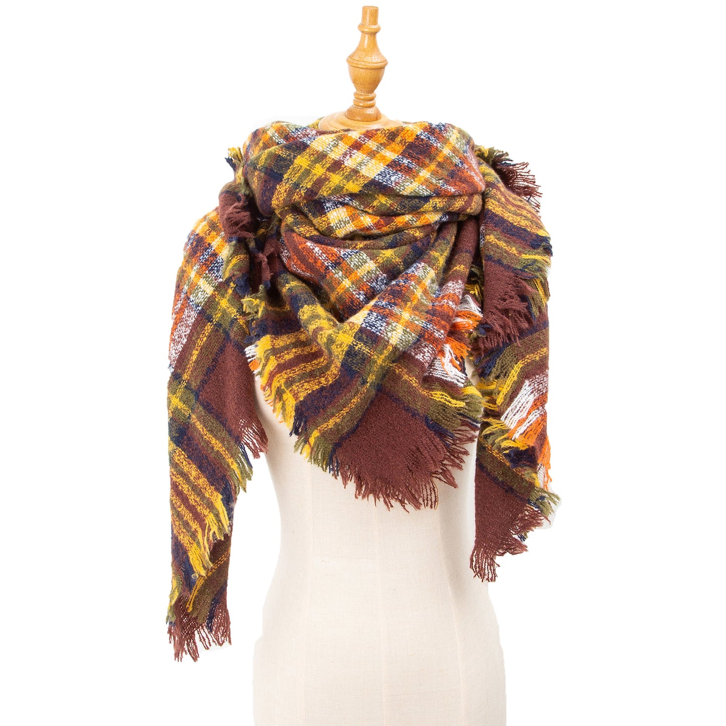 brown scarf