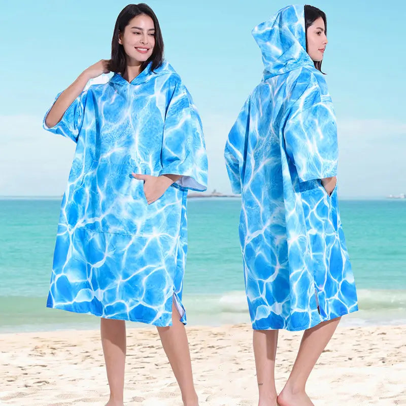 hooded poncho towel
