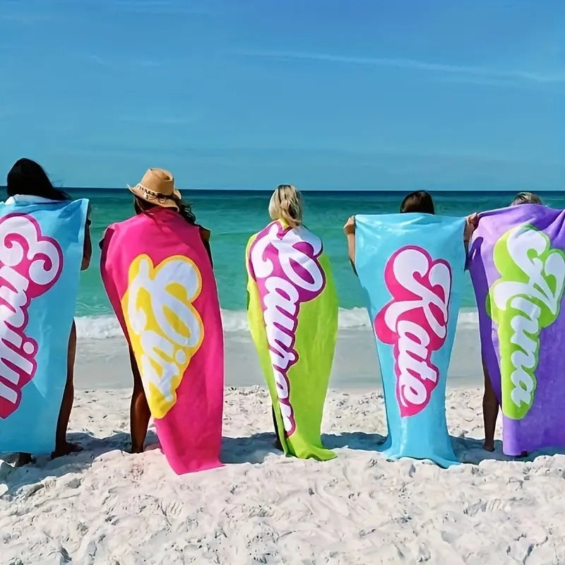 customize beach towel