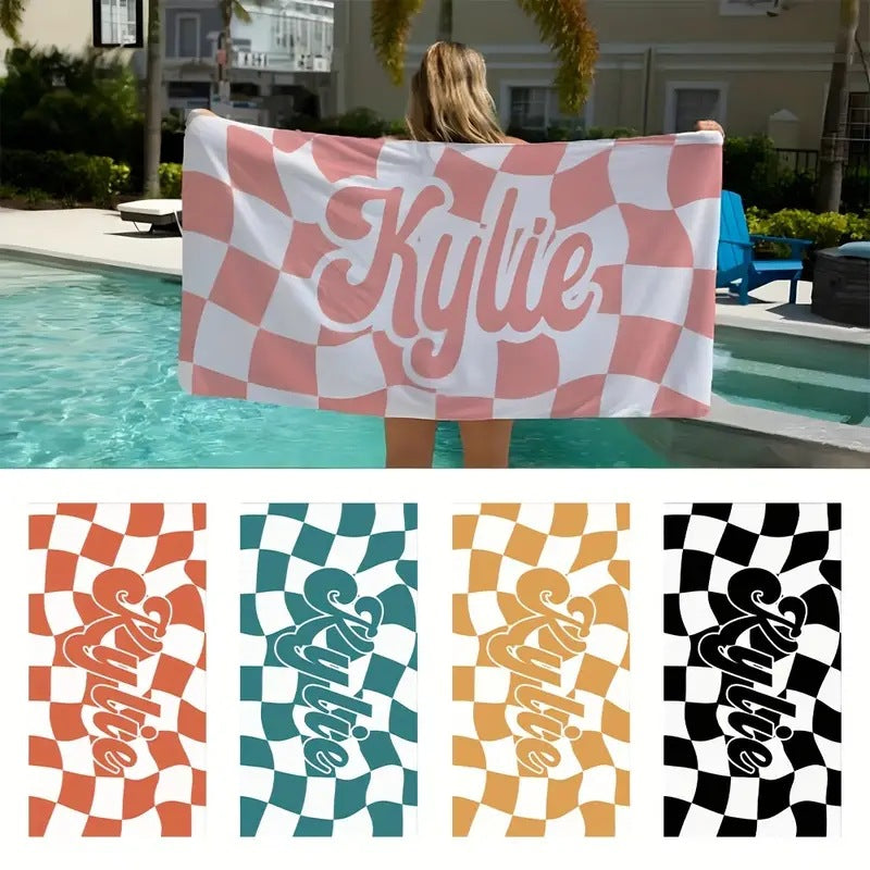 customize beach towel