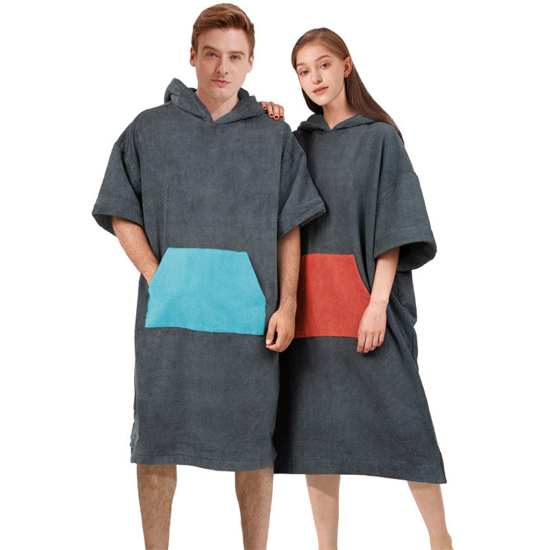beach changing towel with hood