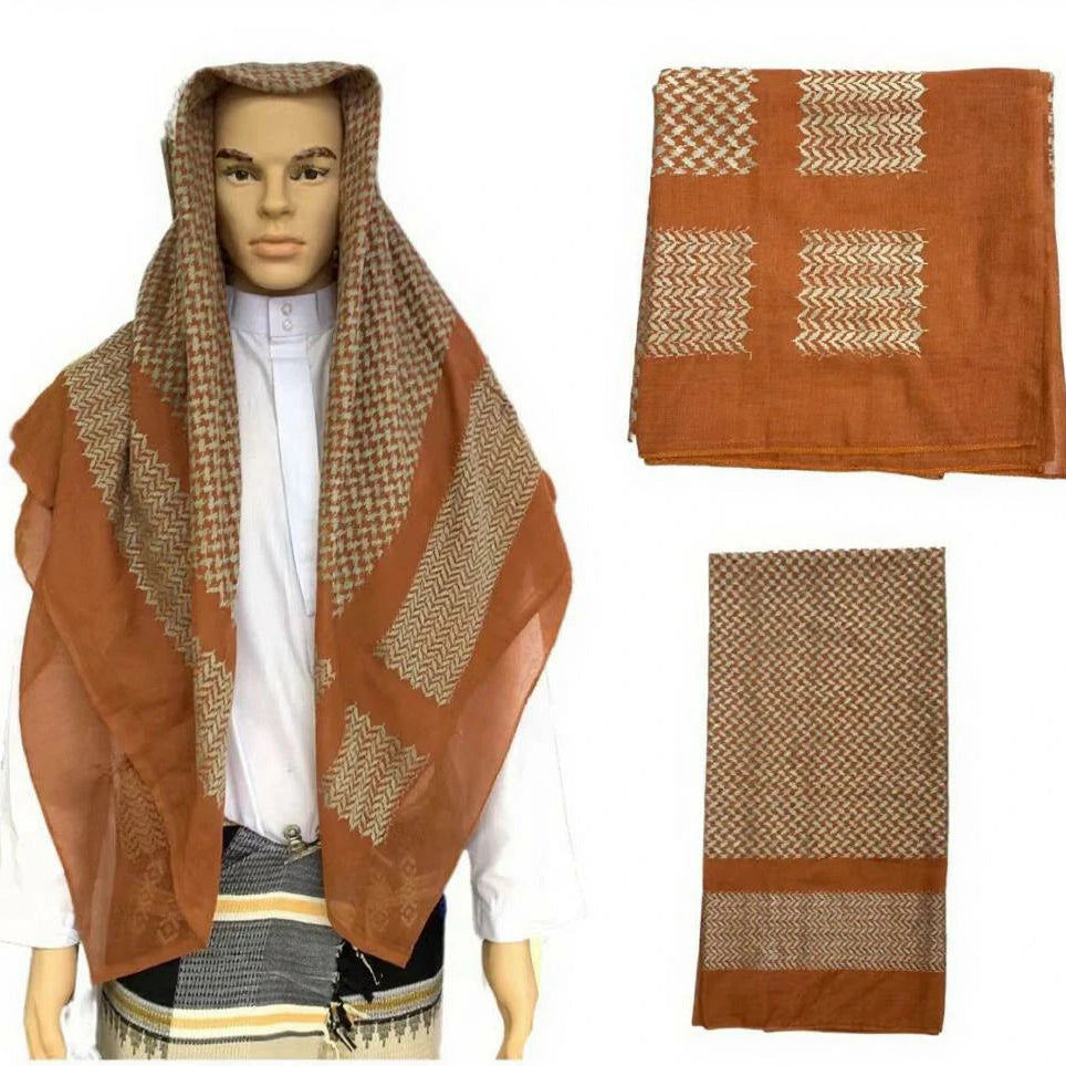 Mannequin wearing a yellow scarf