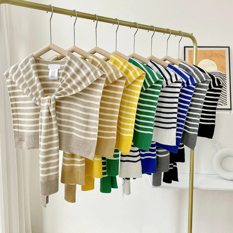 Shawls of various colors