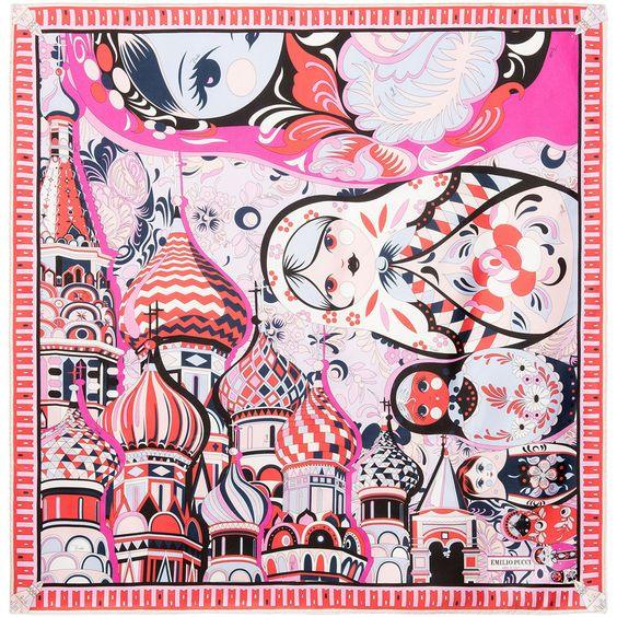 Talk about Russian cultural elements scarf（1）