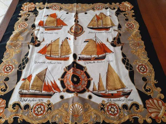 Some stories of sailing nautical elements scarf