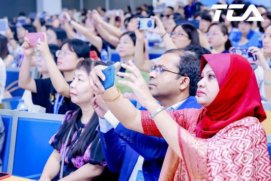 Women with Headscarves at the 2024 International English Education China Conference