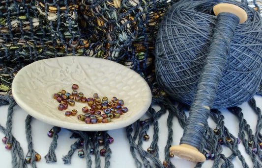 How We Craft Our Exquisite Beaded Fringe Scarves
