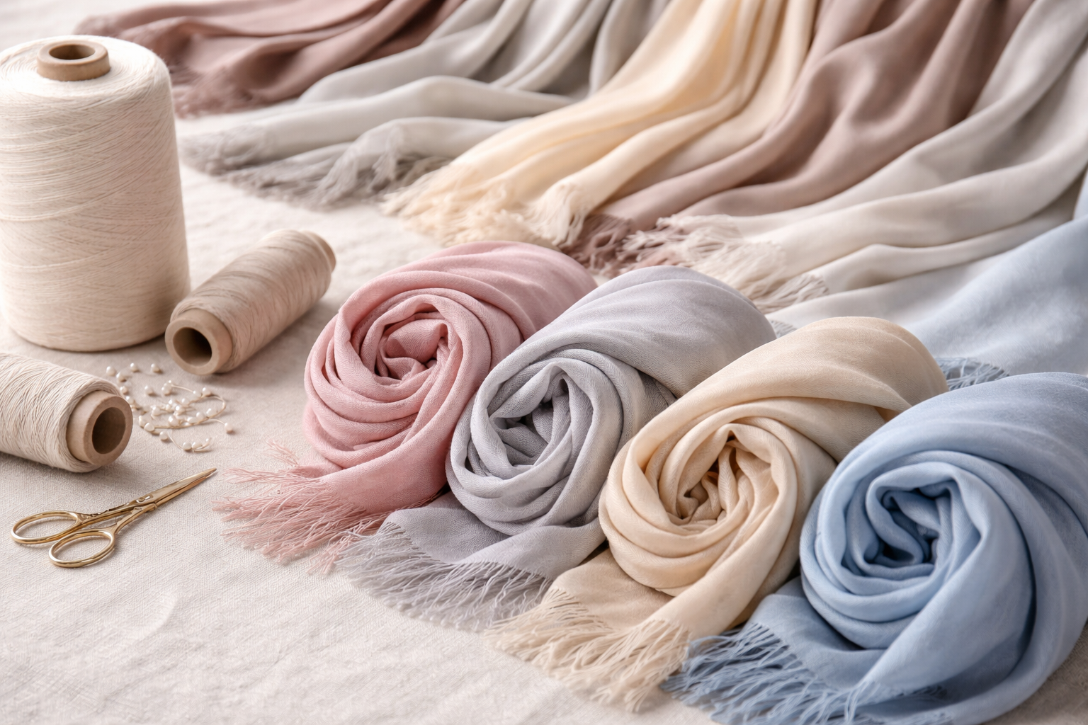 Radiant by Design: The Mercerized Cotton Scarf — Production Performanc ...