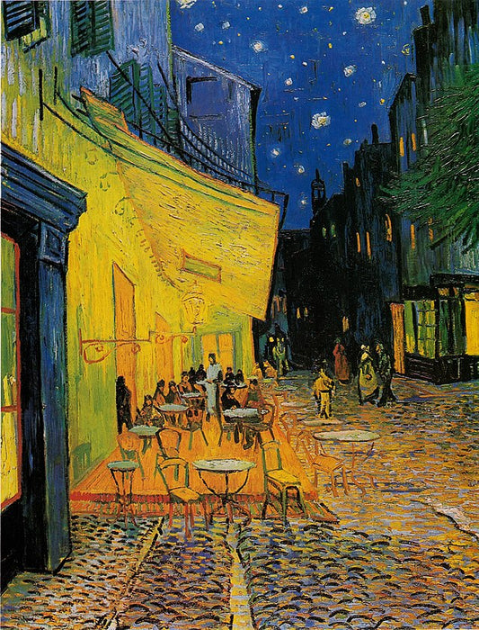 Van Gogh's Café Terrace at Night: Exploring the Dreamlike Interplay of Color, Light, and Emotion