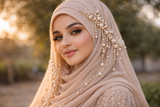 Why Muslim Women Love Beaded Turbans and Pearl Beaded Headscarves