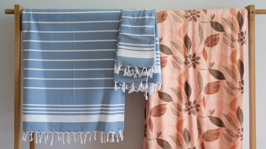 What size is a beach towel compared to a bath towel?