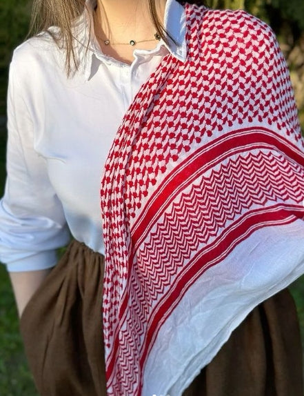 How to Tie a Keffiyeh on Head？