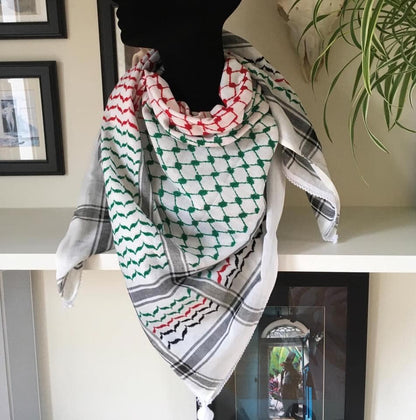 Arabic Scarf & Hijab Three Colors Keffiyeh scarves wraps