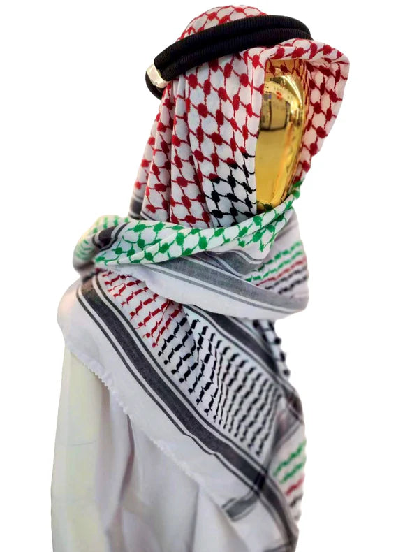 Palestinian Flag Keffiyeh Scarf: A Symbol of Heritage and Resistance