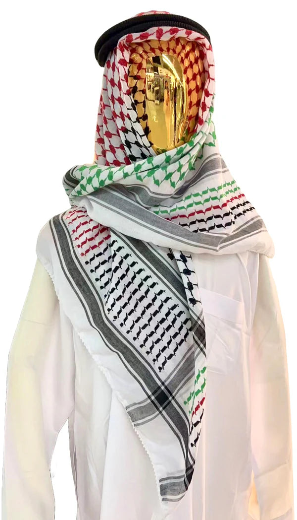 Palestinian Flag Keffiyeh Scarf: A Symbol of Heritage and Resistance