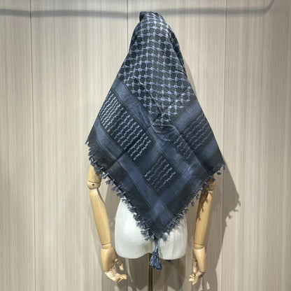 blue keffiyeh