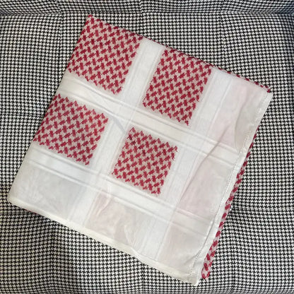 shemagh red white