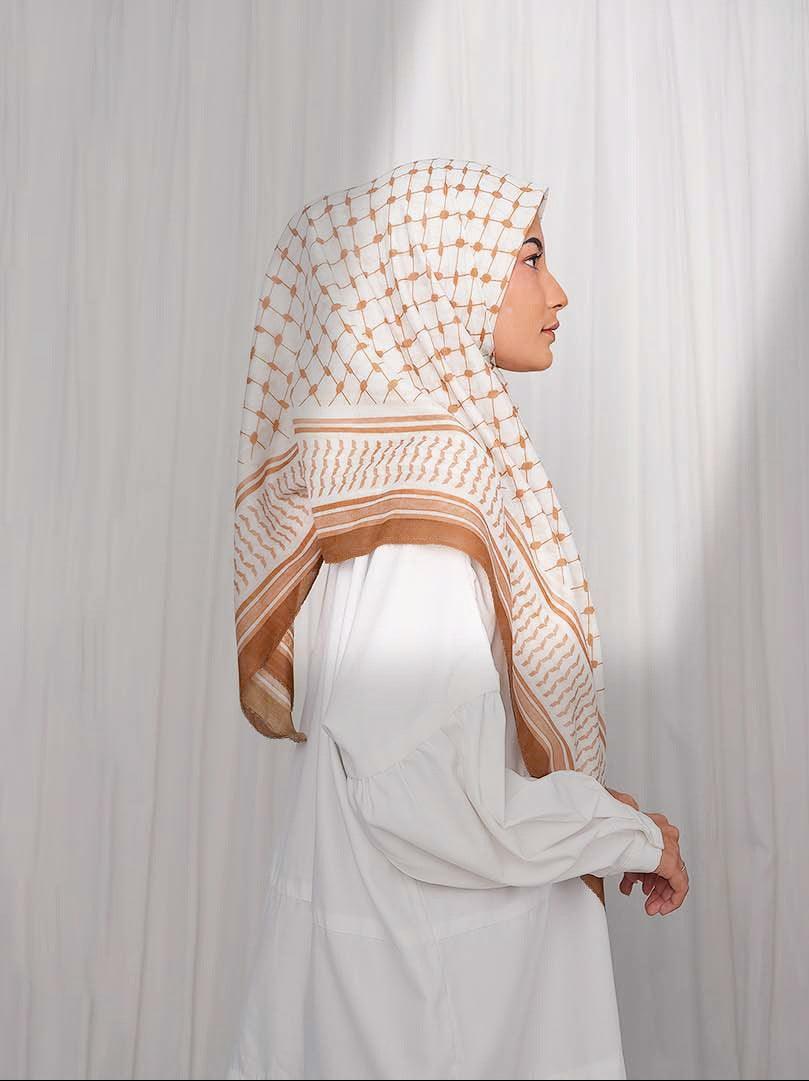 Popular "Arab headscarf chiffon" -Muslim Women Kuffiyeh Hijab Chiffon Scarf