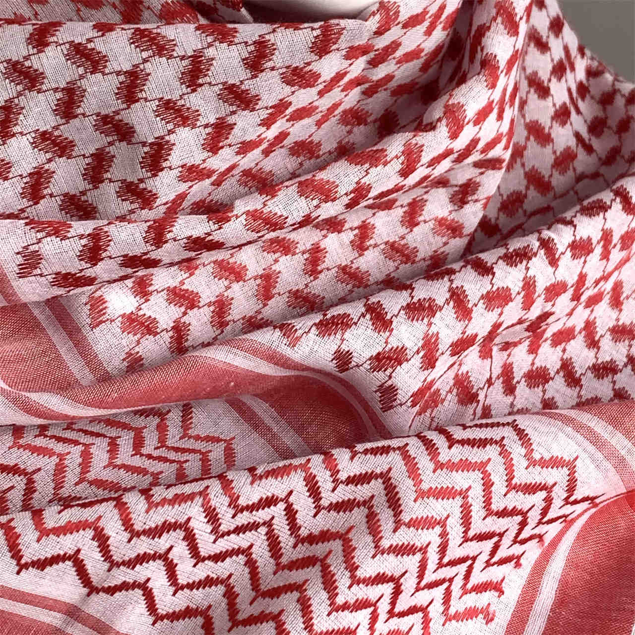 Arab Head Scarf Keffiyeh Middle East Desert Shemagh Wrap Muslim Headwear