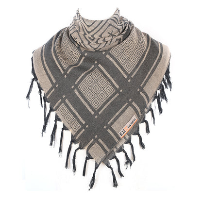 Shawl Headwrap With Tassels For Outdoor Camping Trend