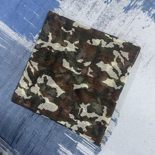Mesh Net Camouflage Face Scarves Bandana Head Wraps for Men