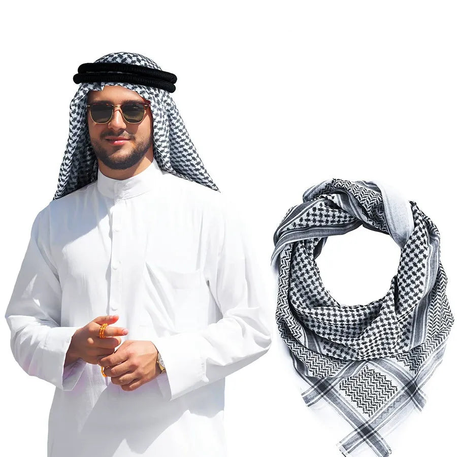 Black Arabian handkerchief