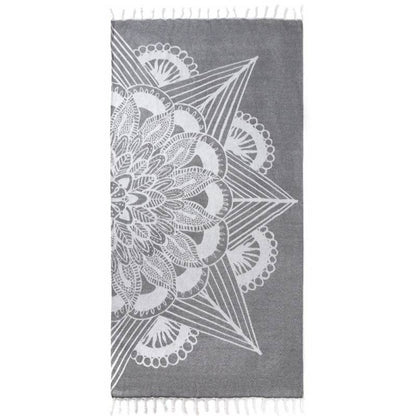 “New jacquard cotton Turkish pretty beach towels personalised ” with fringe