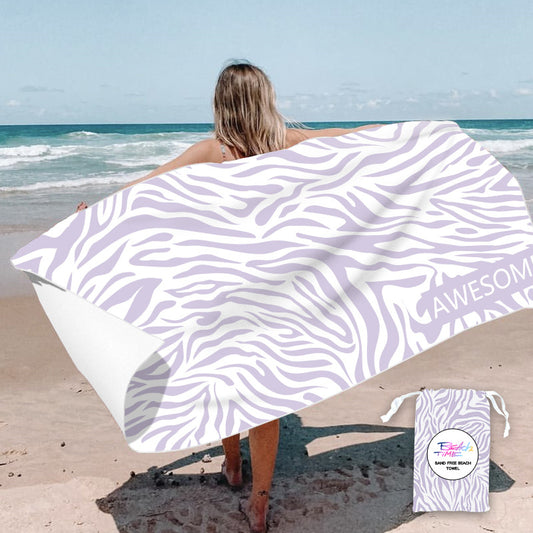 custom printed beach towel